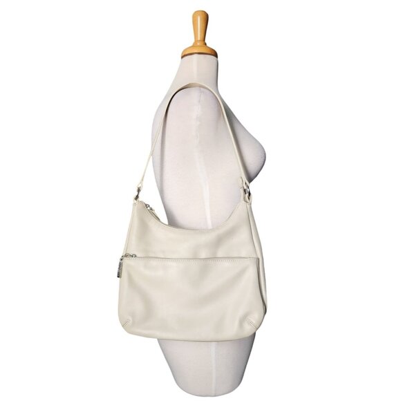 Giani Bernini Women Cream Leather Hobo Bag - Picture 6 of 11